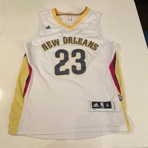ANTHONY DAVIS 23 New Orleans Pelicans ADIDAS SWINGMAN JERSEY Men's Size M